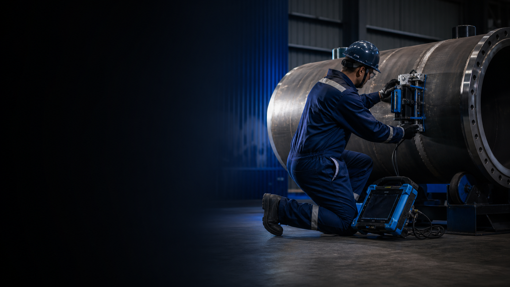 Radiographic inspection of industrial pressure equipment